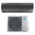 AZURI BLACK SUPRA AZI-WO25VB oldalfali split klíma csomag 2,7 kW (Fekete)