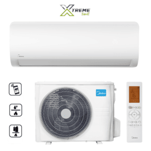 Midea MG2X-12-SP Xtreme Save oldalfali split klíma csomag 3,5 kW