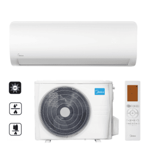 Midea MGP2X-09-SP Xtreme Save Pro oldalfali split klíma csomag 2,6 kW